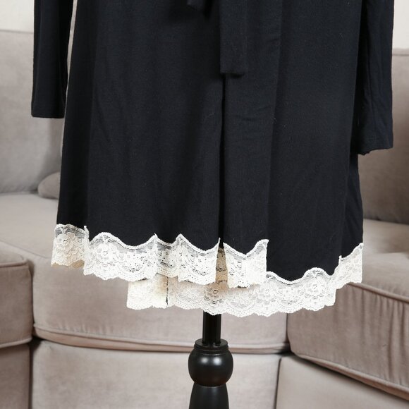 EBERJAY Lady Godiva Robe with Lace Hem - Picture 6 of 13